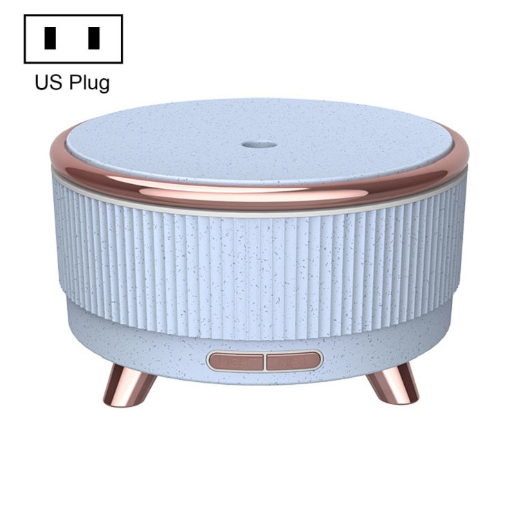 Ultrasonic Aromatherapy Diffuser Humidifier Essential Oil Diffuser, US Plug, EU Plug, UK Plug, AU Plug US Plug Blue Flower Dot