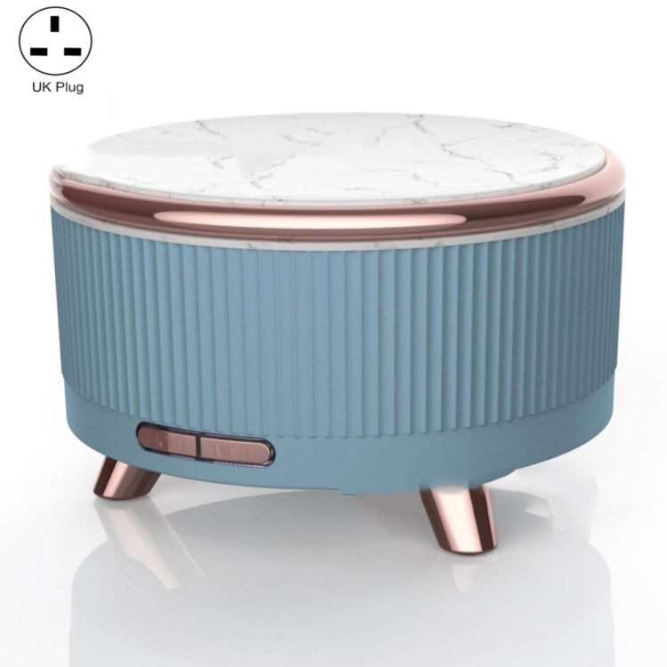 Ultrasonic Aromatherapy Diffuser Humidifier Essential Oil Diffuser, US Plug, EU Plug, UK Plug, AU Plug UK Plug Sky Blue