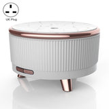 Ultrasonic Aromatherapy Diffuser Humidifier Essential Oil Diffuser, US Plug, EU Plug, UK Plug, AU Plug UK Plug White Moon