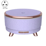 Ultrasonic Aromatherapy Diffuser Humidifier Essential Oil Diffuser, US Plug, EU Plug, UK Plug, AU Plug UK Plug Purple Flower Dot