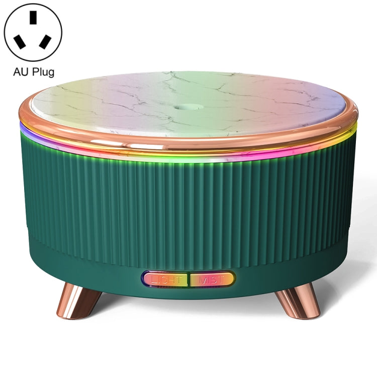 Ultrasonic Aromatherapy Diffuser Humidifier Essential Oil Diffuser, US Plug, EU Plug, UK Plug, AU Plug AU Plug Dark Green