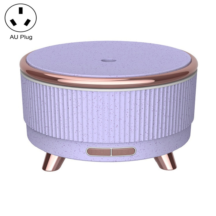 Ultrasonic Aromatherapy Diffuser Humidifier Essential Oil Diffuser, US Plug, EU Plug, UK Plug, AU Plug AU Plug Purple Flower Dot