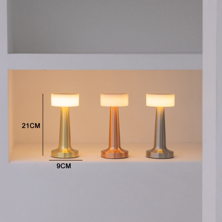 Touch Wireless Charging Desk Lamp Atmosphere Night Lamp, Bronze, Golden, Silver