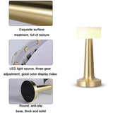 Touch Wireless Charging Desk Lamp Atmosphere Night Lamp, Bronze, Golden, Silver