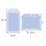 Multifunctional Retractable Waterproof Card Case Keychain Ring Card Sleeve