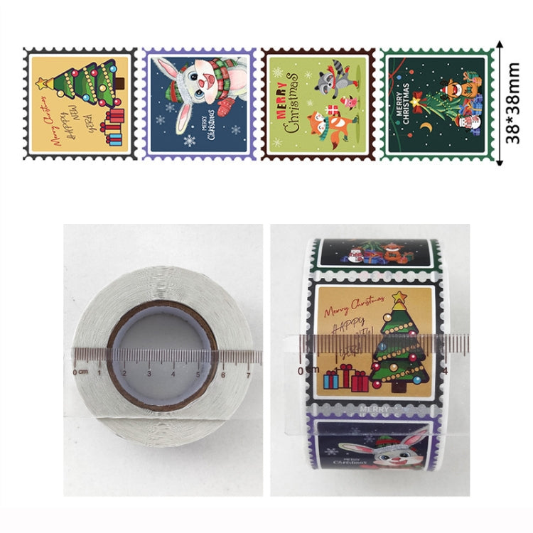 Christmas Sticker Decorative Gift Card Packaging Seal Sticker, K-211-R1