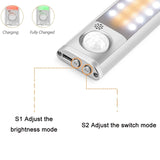 2.8W USB Charging Smart Human Body Sensing Wardrobe Lamp, Length:, 30 cm, 40 cm