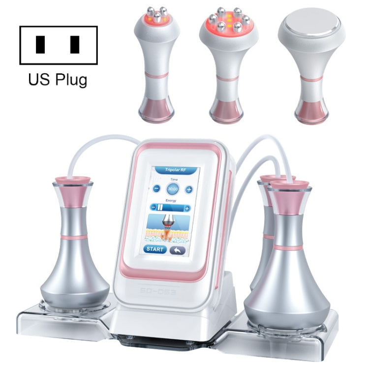 3 In 1 80k Metal Fat Blaster RF Ultrasonic Beauty Machine, US Plug, EU Plug, UK Plug, AU Plug US Plug Pink Edge