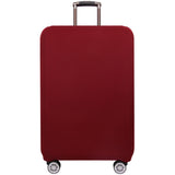 Thickened Wear-resistant Stretch Luggage Dust-proof Protective Cover, S, M, L, XL S Wine Red