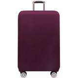 Thickened Wear-resistant Stretch Luggage Dust-proof Protective Cover, S, M, L, XL L Purple Red
