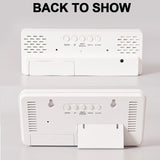 Colorful Fonts LED Electronic Alarm Clock Large Screen Clock