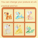 TL-23 LED Mini Foldable Cartoon Desk Lamp Home Pet Shape Decoration Table Lamp, Spec:, Dog (Blue), Dog (Green), Dog (Pink), Dog (Beige), Dog (Orange）, Dog (Yellow), Deer (Blue), Deer (Green), Deer (Pink), Deer (Beige), Deer (Orange), Deer (Yellow)     ...