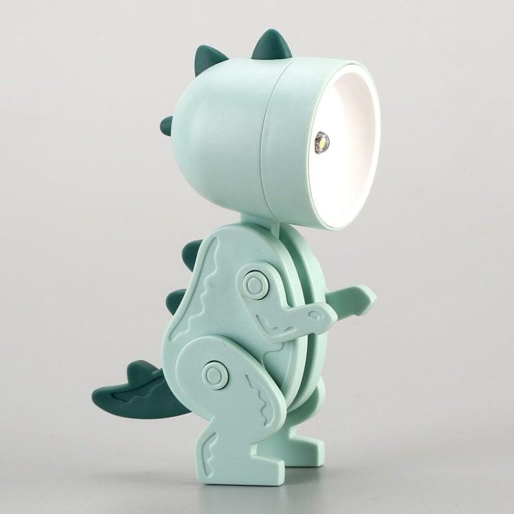 TL-23 LED Mini Foldable Cartoon Desk Lamp Home Pet Shape Decoration Table Lamp, Spec:, Dog (Blue), Dog (Green), Dog (Pink), Dog (Beige), Dog (Orange）, Dog (Yellow), Deer (Blue), Deer (Green), Deer (Pink), Deer (Beige), Deer (Orange), Deer (Yellow)     ... Dinosaur (Light Green)