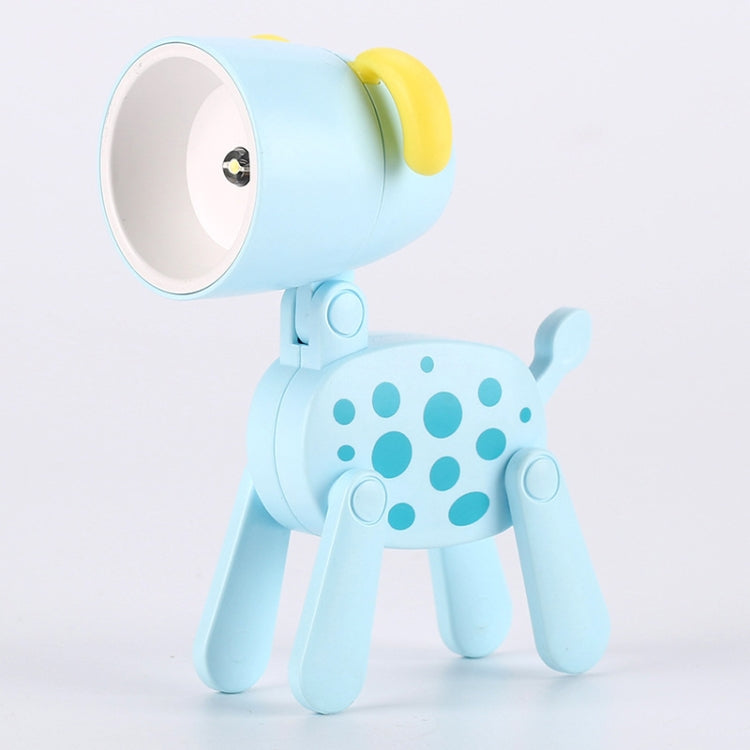 TL-23 LED Mini Foldable Cartoon Desk Lamp Home Pet Shape Decoration Table Lamp, Spec:, Dog (Blue), Dog (Green), Dog (Pink), Dog (Beige), Dog (Orange）, Dog (Yellow), Deer (Blue), Deer (Green), Deer (Pink), Deer (Beige), Deer (Orange), Deer (Yellow)     ... Dalmatians (Blue)