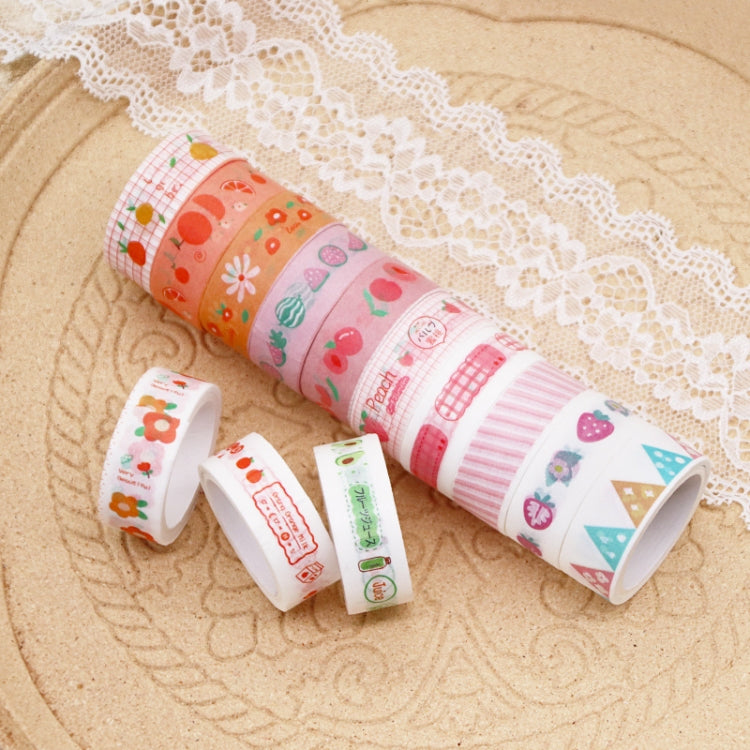 42001 Cartoon Pattern Hand Account Tape Set Diary Handbook DIY Washi Material, 60Rolls/Box 42001