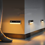 TW-L56 Linkage Human Body Induction Night Light USB Magnetic Corridor Lamp, 1PC, 3PCS
