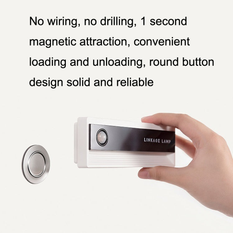 TW-L56 Linkage Human Body Induction Night Light USB Magnetic Corridor Lamp, 1PC, 3PCS