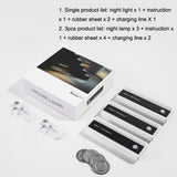 TW-L56 Linkage Human Body Induction Night Light USB Magnetic Corridor Lamp, 1PC, 3PCS