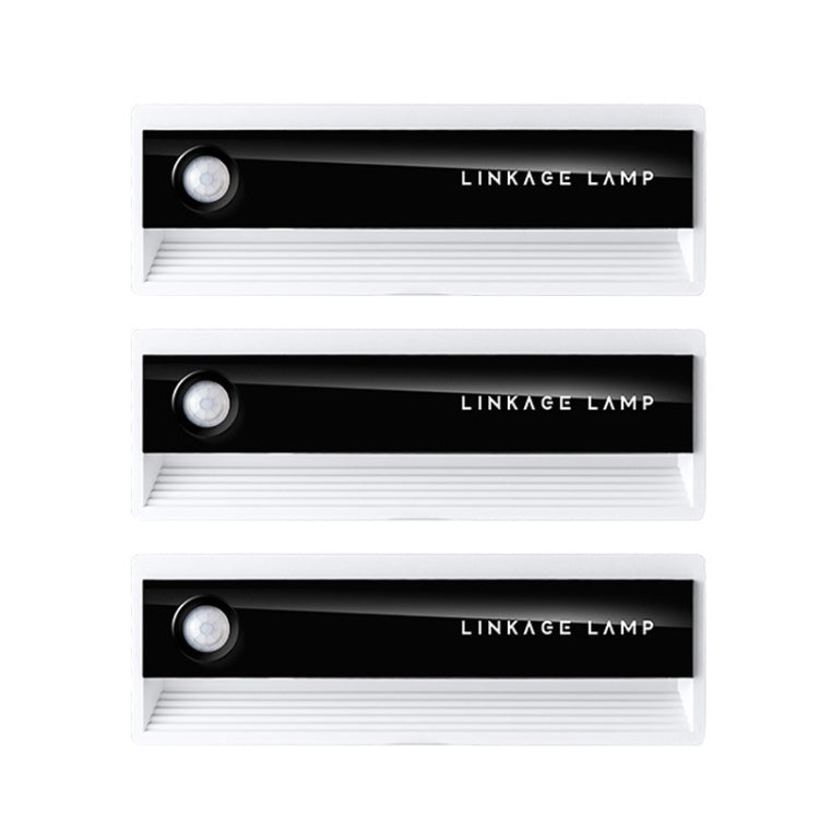 TW-L56 Linkage Human Body Induction Night Light USB Magnetic Corridor Lamp, 1PC, 3PCS 3PCS