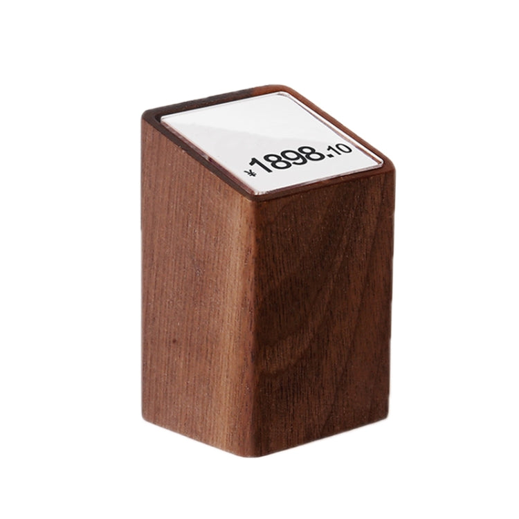 Commodity Price Display Board Tea Set Wine Label Stand, Specification:, Walnut (Small), Walnut (Large), Beech (Small), Round Beech, Round Walnut