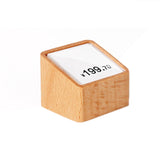 Commodity Price Display Board Tea Set Wine Label Stand, Specification:, Walnut (Small), Walnut (Large), Beech (Small), Round Beech, Round Walnut