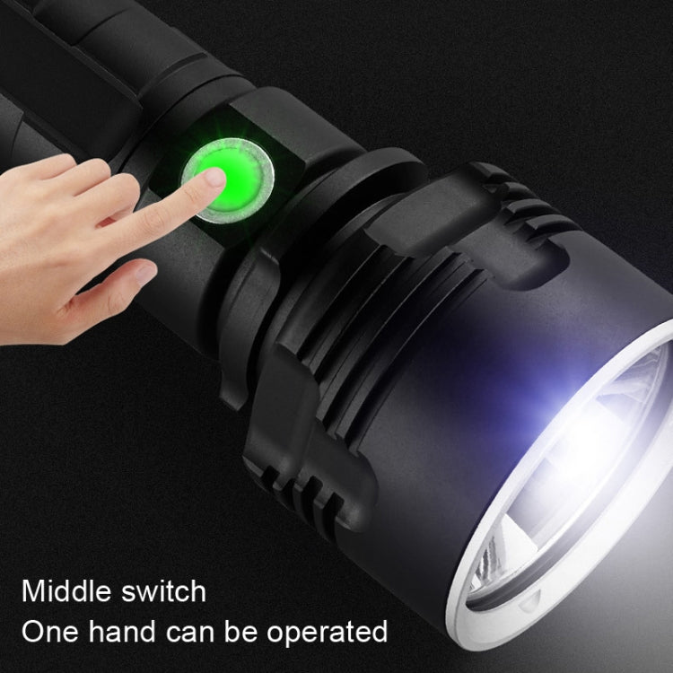 Strong Light Outdoor Waterproof Camping Aluminum LED Flashlight, Style:, L2 (Without Battery)