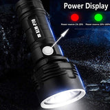Strong Light Outdoor Waterproof Camping Aluminum LED Flashlight, Style:, L2 (Without Battery)