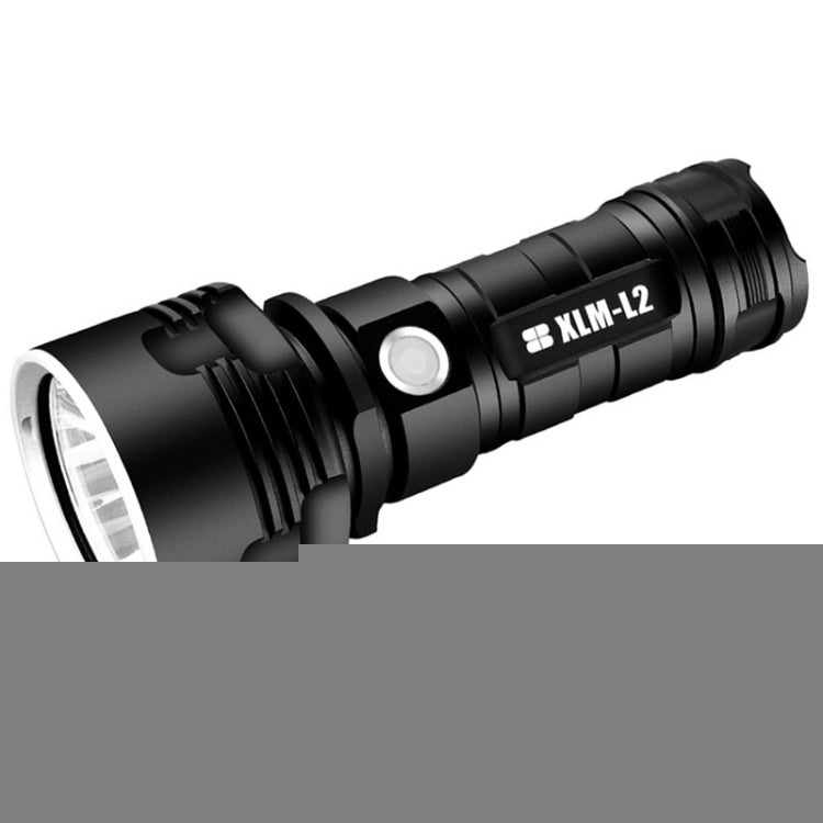 Strong Light Outdoor Waterproof Camping Aluminum LED Flashlight, Style:, L2 (Without Battery)
