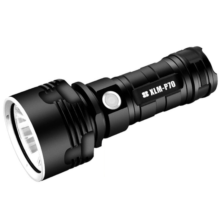Strong Light Outdoor Waterproof Camping Aluminum LED Flashlight, Style:, L2 (Without Battery), P70 (Without Battery)