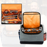 Travel Bartender Kit Bag Bar Tool Storage Bag, 32.5 x 14.5 x 25.4cm 32.5 x 14.5 x 25.4cm