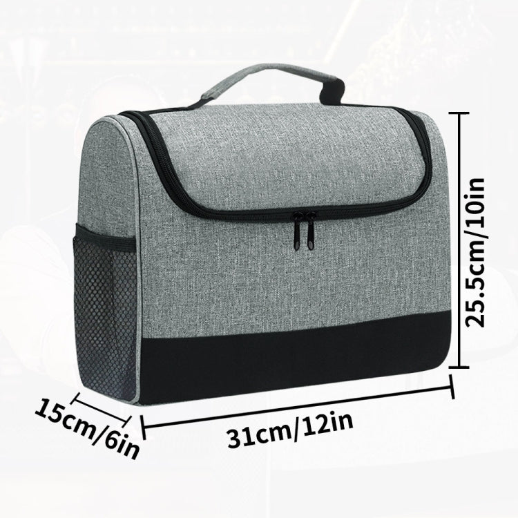 Travel Bartender Kit Bag Bar Tool Storage Bag, 32.5 x 14.5 x 25.4cm