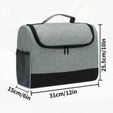 Travel Bartender Kit Bag Bar Tool Storage Bag, 32.5 x 14.5 x 25.4cm