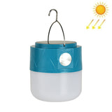 105 Solar Rechargeable LED Bulb Light Camping Light Emergency Light with Flashlight Function, White, Blue, Orange Blue