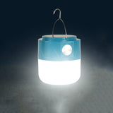 105 Solar Rechargeable LED Bulb Light Camping Light Emergency Light with Flashlight Function, White, Blue, Orange