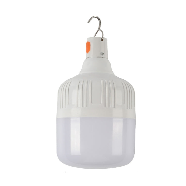 AB26 USB Charging LED Bulb Night Market Stall Lights Outdoor Camping Hanging Lamp, Power:, 30W (White), 60W (White), 80W (White), 100W (White), 200W (White), 300W (White), 80W (Orange), 100W (Orange), 200W (Orange), 300W (Orange)