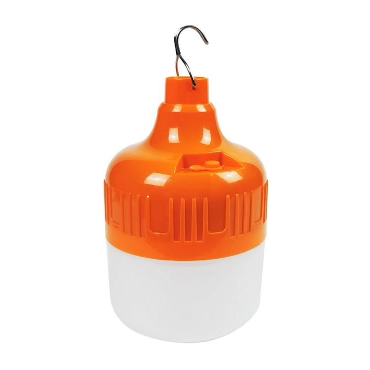 AB26 USB Charging LED Bulb Night Market Stall Lights Outdoor Camping Hanging Lamp, Power:, 30W (White), 60W (White), 80W (White), 100W (White), 200W (White), 300W (White), 80W (Orange), 100W (Orange), 200W (Orange), 300W (Orange)