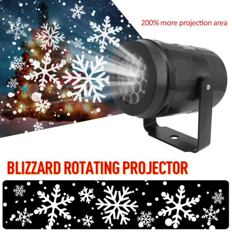 KD-1001 LED Rotatable Christmas Decoration Snowflake Projector Light, US Plug, EU Plug, UK Plug, AU Plug