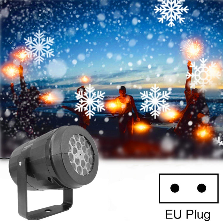 KD-1001 LED Rotatable Christmas Decoration Snowflake Projector Light, US Plug, EU Plug, UK Plug, AU Plug