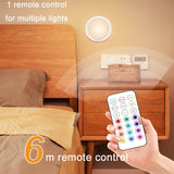 13-colour Night Light RGB Infrared Dimmable Cabinet Light, 3 Lights 1 Remote Control, 6 Lights 2 Remote Control