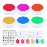 13-colour Night Light RGB Infrared Dimmable Cabinet Light, 3 Lights 1 Remote Control, 6 Lights 2 Remote Control 6 Lights 2 Remote Control
