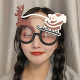 Christmas Weird Glasses Personalized Christmas Hair Clip, Love Elderly Snowman, Green Polka Dot Tree, Big Christmas Tree With Balls, Single-sided Glitter Christmas Hat, Snowflake Christmas Tree, Hug Santa Claus, Santa Claus Head, Knight Hat Pointed Nos...