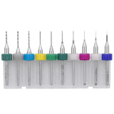 10 In 1 PCB Tungsten Steel Drill Bits Carving Miniature Drill Bits, Size:, 0.1-1mm, 0.6-1.5mm, 1.1-2mm, 1.5-2.4mm, 2.1-3.0mm 0.1-1mm