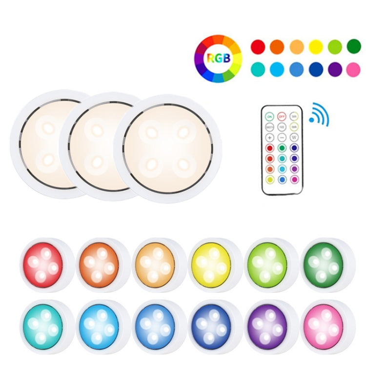 13-colour Remote Control Ambient Light Cabinet Touch Hockey Night Light, 3 Light 1 Remote Set, 6 Light 2 Remote Set 3 Light 1 Remote Set