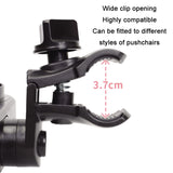 Stroller Double Cup Holder Pushchair Bottle Snack Box Shelf, J4100