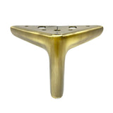 10cm Short-Sided Metal Sofa and Coffee Table Legs, 10cm White Gold, 10cm Matt Black, 10cm Green Gulas