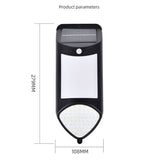 X-A18 59 LED Solar LED Flame Human Sensor Lights Garden Lights