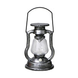 200802 Retro Solar Kerosene Lamp Shape Handheld Lamp Home Decor Flame Lamp, Bronze, Gold, Silver, Rusty, Red Silver