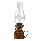 Retro Luminous Kerosene Lamp Christmas Simulation Oil Lamp Decoration, Spec:, Water-drop (Bronze), Water-drop (Black), Water-drop (White), Shaking (Bronze), Shaking (Black), Shaking (White)