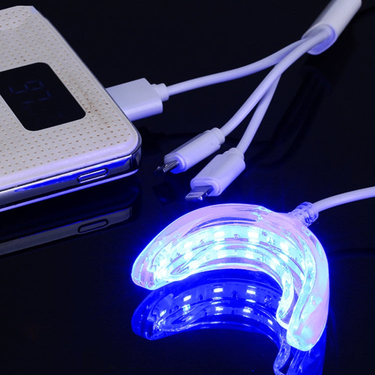 16LED Teeth Whitening Device Dental Bleaching System, With 3 In 1 Data Cable With 3 In 1 Data Cable