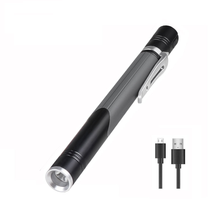 B35 XPG+LED Mini Pen Light Three Light Sources Convenient Flashlights, B35 (Grey), B35 (Red)